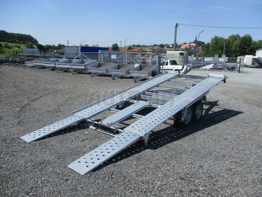 Sklápěcí přívěs pro přepravu aut KAR 11 3,0T 4,01x1,99 13