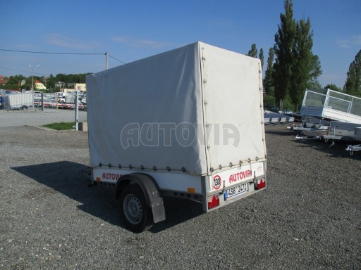 Bazarový přívěsný vozík s plachtou PV 750kg 2,10x1,28/1,50 č.3