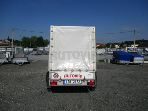 Bazarový přívěsný vozík s plachtou PV 750kg 2,10x1,28/1,50 č.4