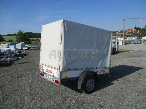 Bazarový přívěsný vozík s plachtou PV 750kg 2,10x1,28/1,50 č.5