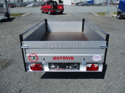 PROFI přívěs s ALU bočnicemi ZV 7 ALU 2,06x1,25/0,35RE