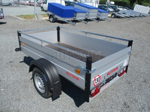 PROFI přívěsný vozík s hliníkovými bočnicemi ZV 3 ALU 2,06x1,10/0,35RE