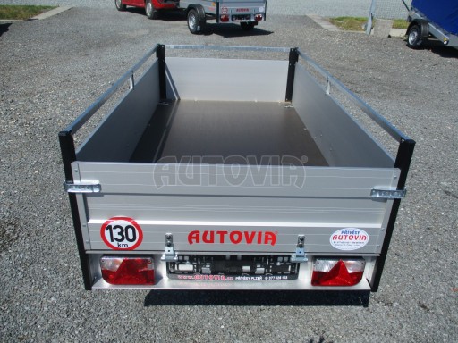 PROFI přívěsný vozík s hliníkovými bočnicemi ZV 3 ALU 2,06x1,10/0,35RE