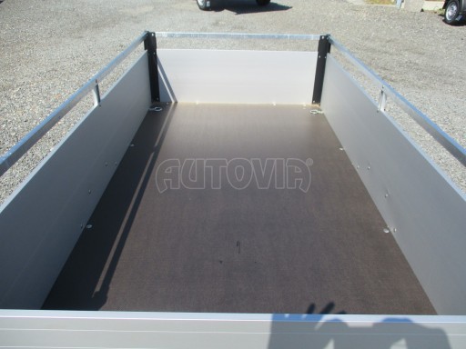 PROFI přívěsný vozík s hliníkovými bočnicemi ZV 3 ALU 2,06x1,10/0,35RE