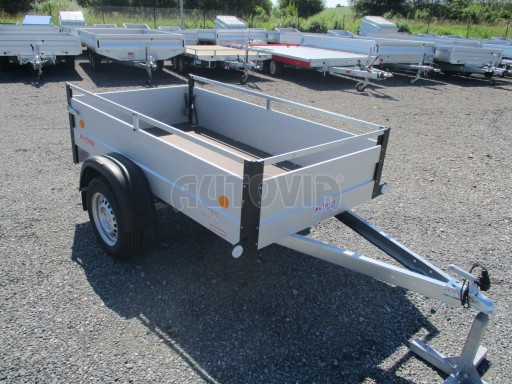 PROFI přívěsný vozík s hliníkovými bočnicemi ZV 3 ALU 2,06x1,10/0,35RE
