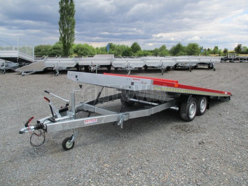 Hliníkový přepravník vozidel AD 2,7T 4,43x2,09 Red č.21