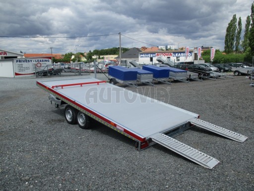 Hliníkový přepravník vozidel AD 2,7T 4,43x2,09 Red č.18