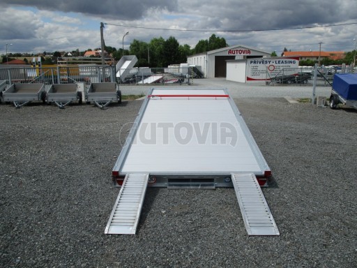 Hliníkový přepravník vozidel AD 2,7T 4,43x2,09 Red č.23