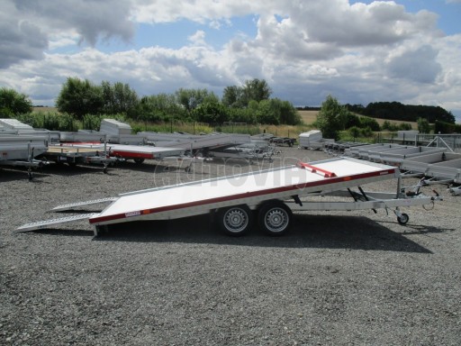 Hliníkový přepravník vozidel AD 2,7T 4,43x2,09 Red č.24