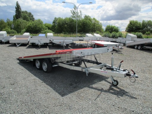 Hliníkový přepravník vozidel AD 2,7T 4,43x2,09 Red č.25