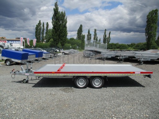 Hliníkový přepravník vozidel AD 2,7T 4,43x2,09 Red č.29