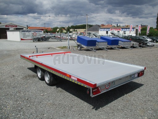 Hliníkový přepravník vozidel AD 2,7T 4,43x2,09 Red č.30