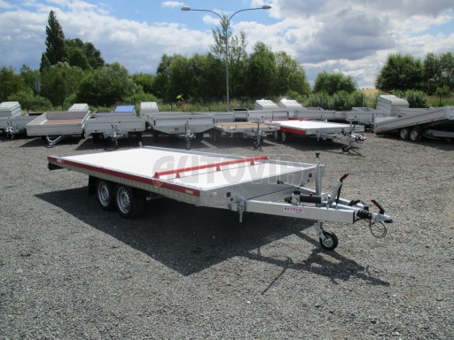 Hliníkový přepravník vozidel AD 2,7T 4,43x2,09 Red č.34