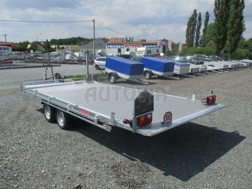 Přepravník SUV a mechanizace JB 3,5T 5,00x2,10 PLATO el.naviják* č.18