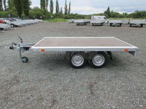 Dvouosý přívěs v provedení plato ZV 32 2,7T B2 3,00x1,80 13