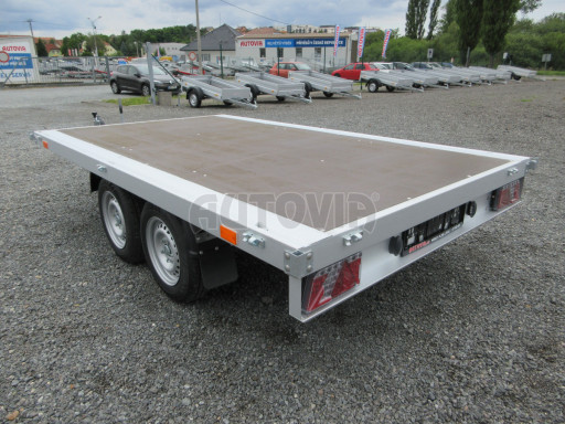 Dvouosý přívěs v provedení plato ZV 32 2,7T B2 3,00x1,80 13