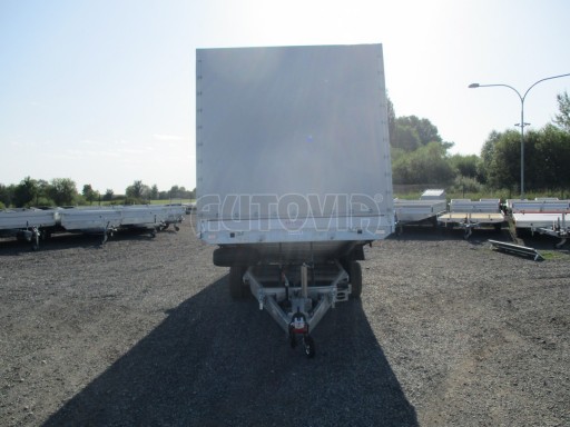 Hydraulicky sklopný přívěs AD 3,5T B3 5,17x2,09/2,10 plachta 1350