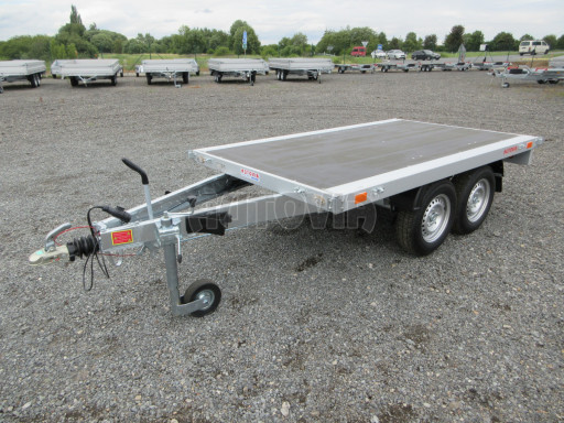 Dvouosý přívěs v provedení plato ZV 22 2,7T B2 2,55x1,50 13