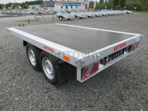 Dvouosý přívěs v provedení plato ZV 22 2,7T B2 2,55x1,50 13