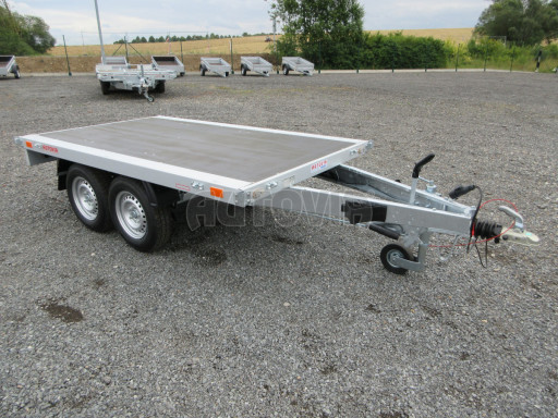 Dvouosý přívěs v provedení plato ZV 22 2,7T B2 2,55x1,50 13