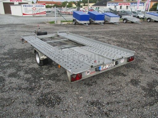 Bazarový přívěs na přepravu aut KAR 08 1,5T 3,50x1,95 č.4