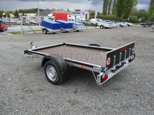 Nebrzděné naklápěcí plato SP 27 750kg N1 2,50x1,48