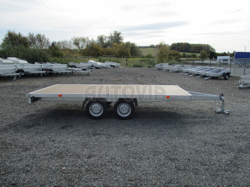 Dvounápravový nebrzděný přívěs ZV 41 750kg N2 4,17x2,01 13