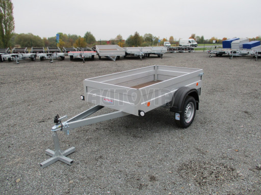 Alu zinkovaný přívěs za osobní auto HD 3 750kg 2,06x1,11/0,35 č.3