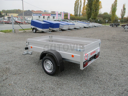 Alu zinkovaný přívěs za osobní auto HD 3 750kg 2,06x1,11/0,35 č.5