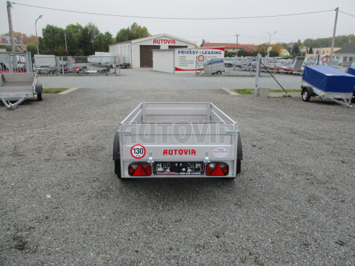 Alu zinkovaný přívěs za osobní auto HD 3 750kg 2,06x1,11/0,35 č.6