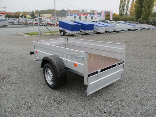 Alu zinkovaný přívěs za osobní auto HD 3 750kg 2,06x1,11/0,35 č.9