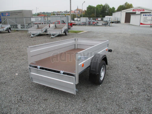 Alu zinkovaný přívěs za osobní auto HD 3 750kg 2,06x1,11/0,35 č.11