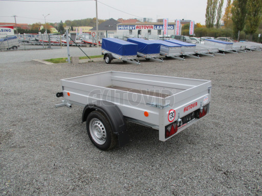 Alu zinkovaný přívěs za osobní auto HD 3 750kg 2,06x1,11/0,35 č.16