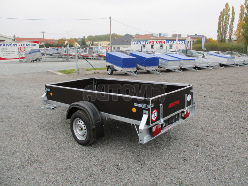Nebrzděný jednoosý PROFI přívěs ZV 26 N1 2,50x1,24/0,35 POČ zes. náprava č.5