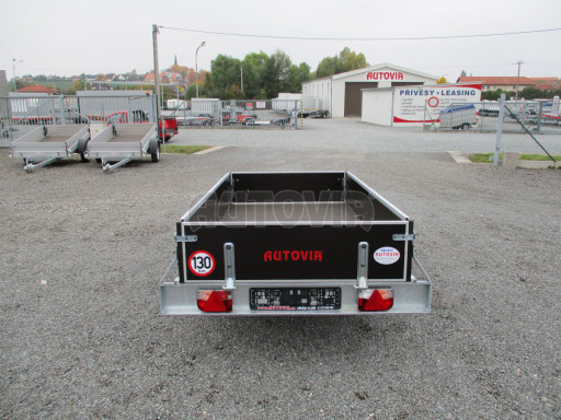 Nebrzděný jednoosý PROFI přívěs ZV 26 N1 2,50x1,24/0,35 POČ zes. náprava č.6