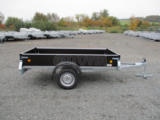 Nebrzděný jednoosý PROFI přívěs ZV 26 N1 2,50x1,24/0,35 POČ zes. náprava č.8