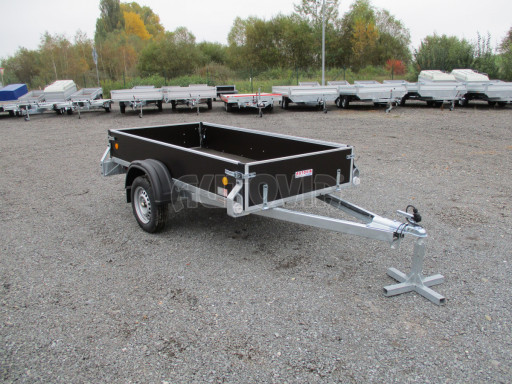 Nebrzděný jednoosý PROFI přívěs ZV 26 N1 2,50x1,24/0,35 POČ zes. náprava č.9