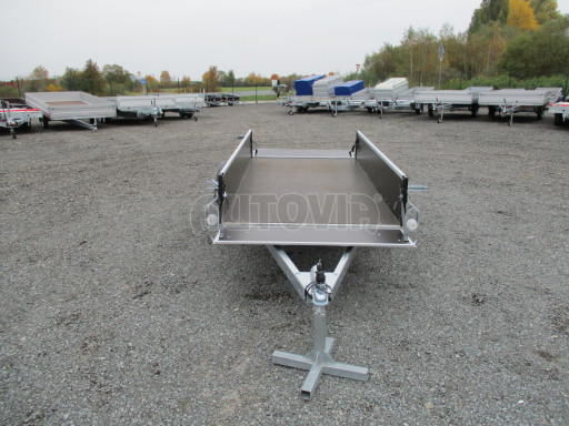 Nebrzděný jednoosý PROFI přívěs ZV 26 N1 2,50x1,24/0,35 POČ zes. náprava č.10