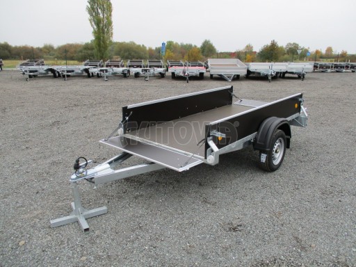 Nebrzděný jednoosý PROFI přívěs ZV 26 N1 2,50x1,24/0,35 POČ zes. náprava č.11