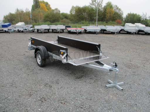 Nebrzděný jednoosý PROFI přívěs ZV 26 N1 2,50x1,24/0,35 POČ zes. náprava č.1