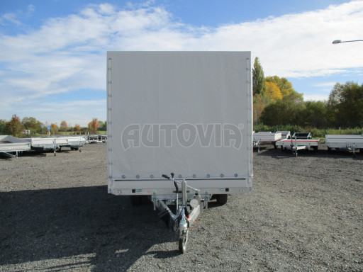 Přívěsný vozík sklopný s plachtou AD 2,7T 4,17x2,09/2,00