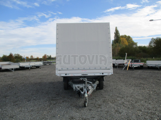 Přívěsný vozík sklopný s plachtou AD 2,7T 4,17x2,09/2,00