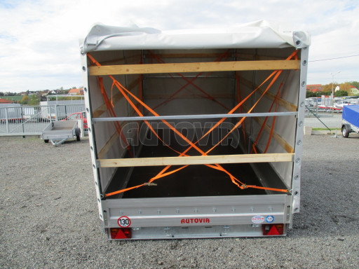 Přívěsný vozík sklopný s plachtou AD 2,7T 4,17x2,09/2,00