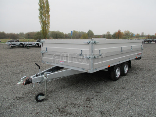 Dvounápravový přívěs s nástavbou bočnic ZV 41 2,7T B2 4,17x2,01/0,70