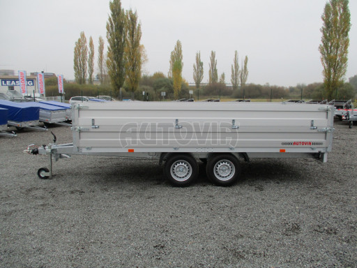 Dvounápravový přívěs s nástavbou bočnic ZV 41 2,7T B2 4,17x2,01/0,70