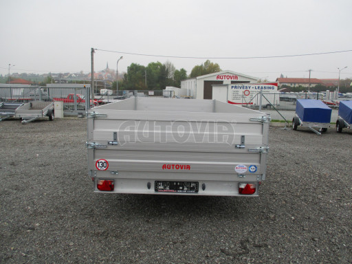 Dvounápravový přívěs s nástavbou bočnic ZV 41 2,7T B2 4,17x2,01/0,70