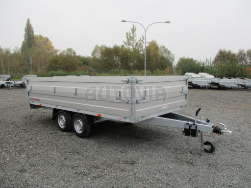 Dvounápravový přívěs s nástavbou bočnic ZV 41 2,7T B2 4,17x2,01/0,70
