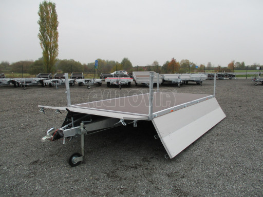 Dvounápravový přívěs s nástavbou bočnic ZV 41 2,7T B2 4,17x2,01/0,70