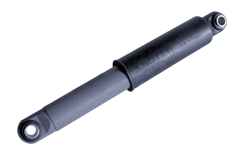 Tlumič k nápravě KNOTT typ 990020 (do 1800 kg/1 kolo) montáž za kolo č.1