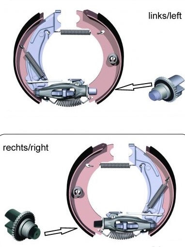 Čelisti brzdové KNOTT 200x50 samostav ANS sada na 2 kola č.4